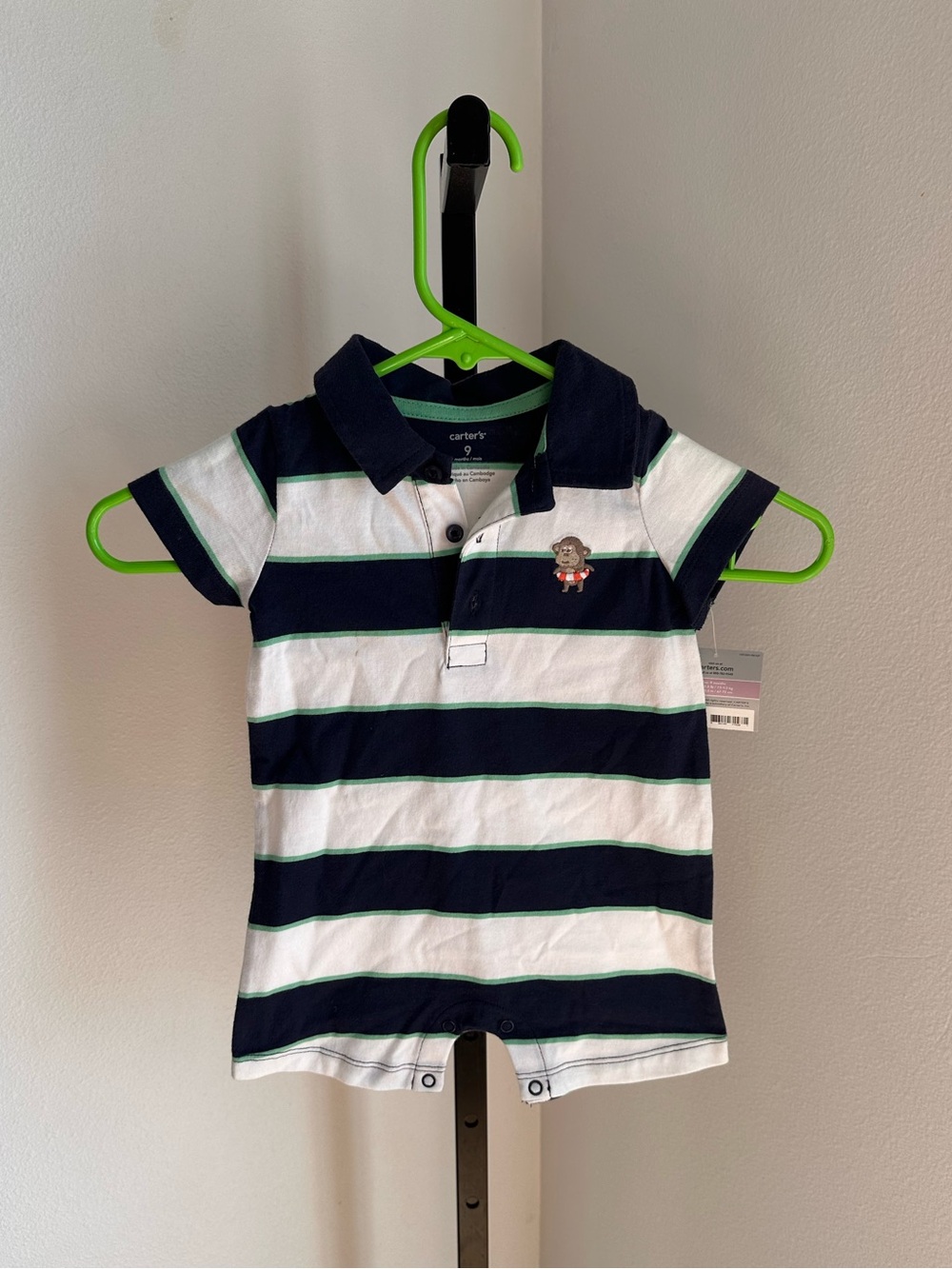 Carters 9 month romper nwt